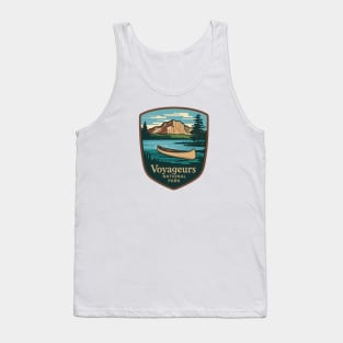 Voyageurs National Park Minnesota Vintage Sign Tank Top